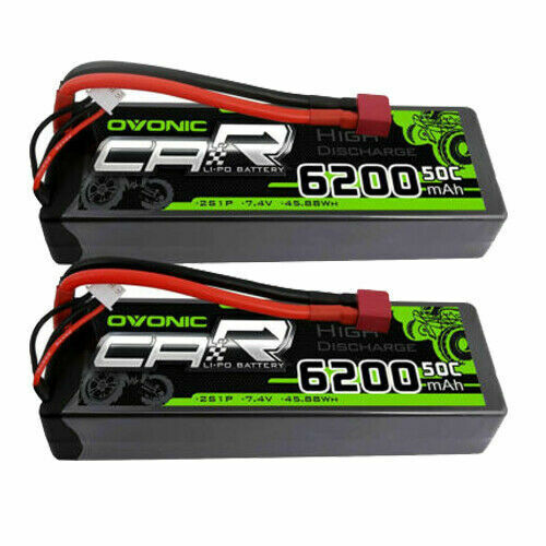 Ovonic 50C 6200mAh LiPo Battery - 2 Pack for sale online | eBay