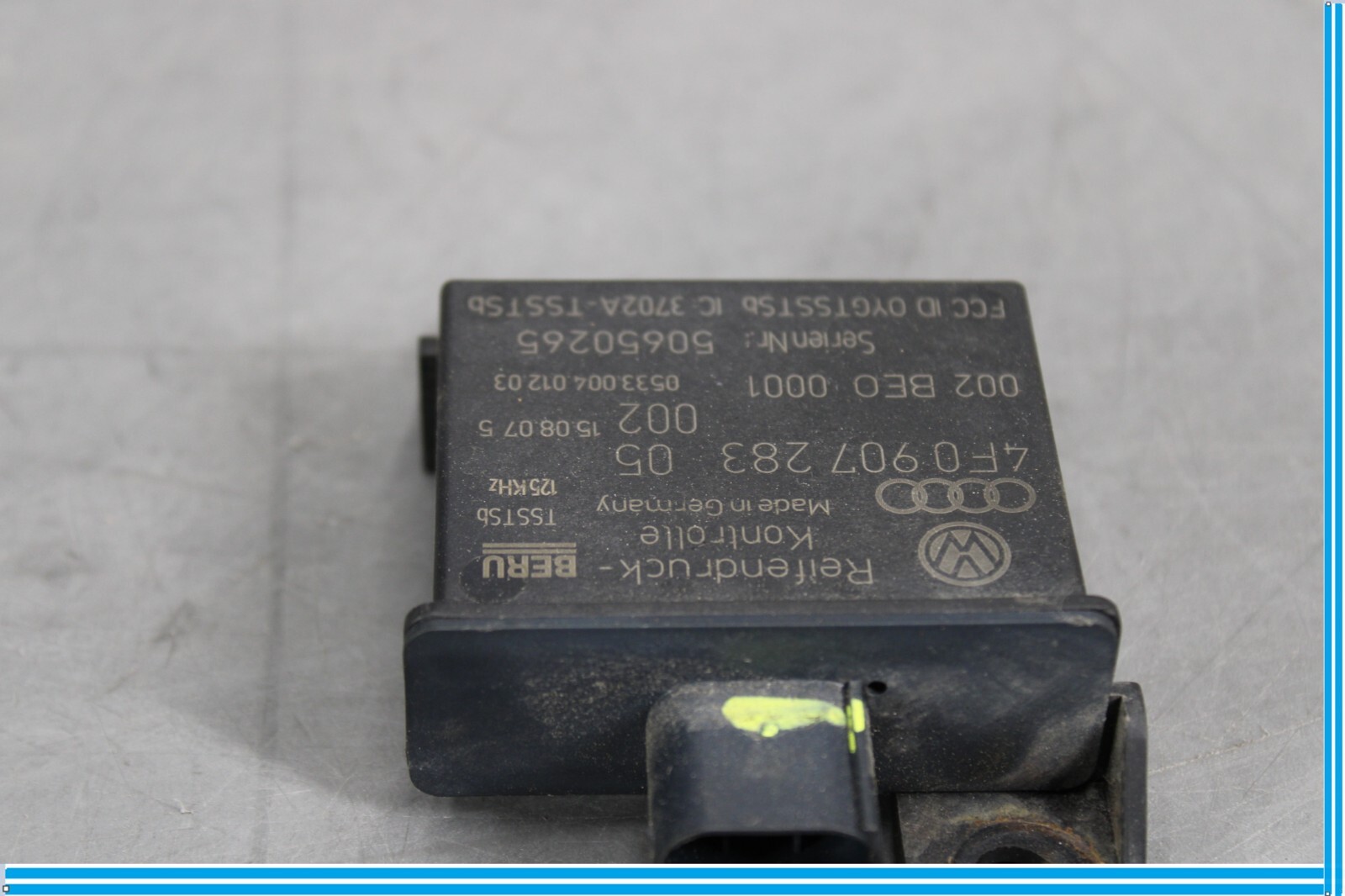 Bentley Continental 2006-2012 Tire pressure control