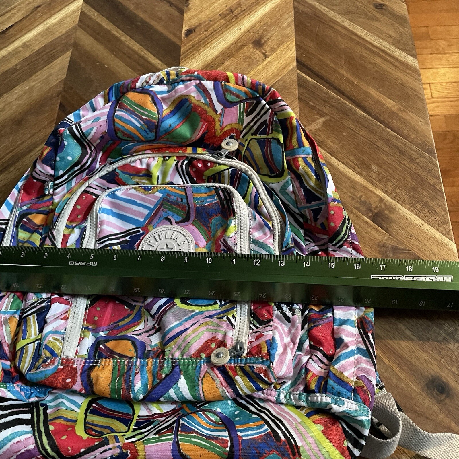 Kipling Packpack Bag Abstract Multicolor Luggage - image 7