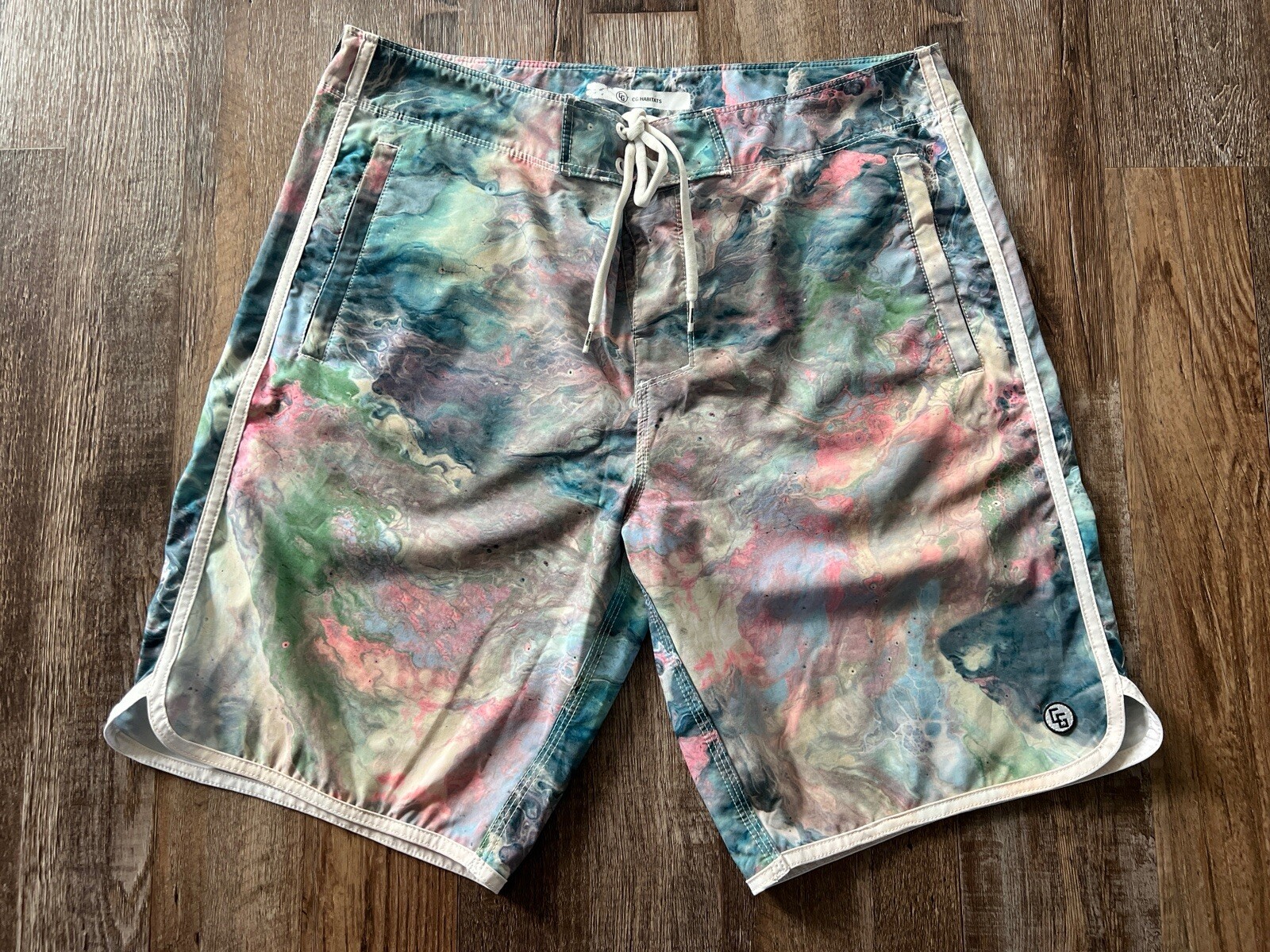 CG Habitats mens board shorts 34 waist color TieDye eBay
