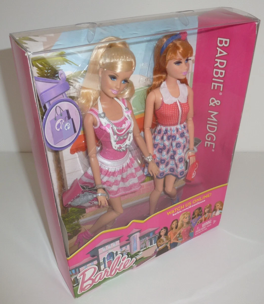 RARE Barbie Life in The Dreamhouse Doll Barbie & Midge Giftset