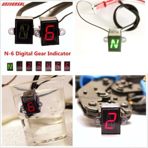 Motorrad N-6 Ganganzeige Blau LED Digital Anzeige Motorrad Universal für Yamaha