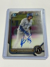 2022 Bowman Chrome #CPA-HG Herard Gonzalez Auto