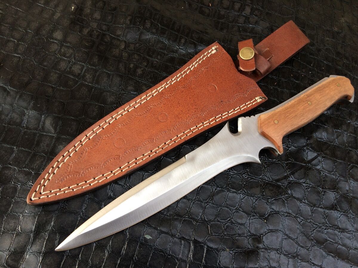 Handmade 5160 Spring Steel RE4 Krauser's Knife,Bowie knife,Tactical Knife,Large