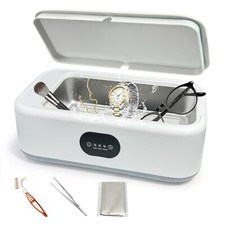 Ultrasonic Cleaner,49Khz 22Oz Ultrasonic Jewelry Cleaner Machine with 3 Modes Ti