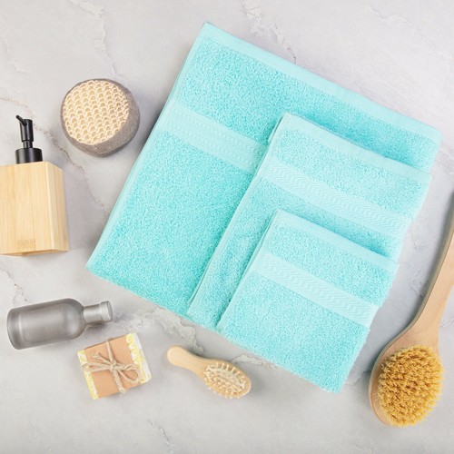 Combed Cotton Bath Towels Set, Soft & Absorbent Bathroom Towels, Quick Dry - Picture 5 of 84