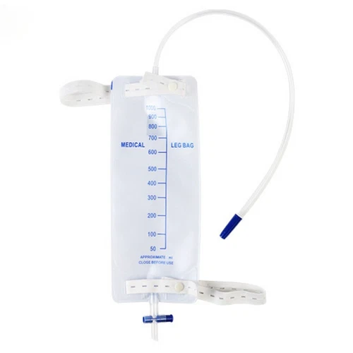 10x Catheter Leg Bag 1000ml Urinary Drainage,2Pcs Catheter Holder Strap Non-Slip - Picture 3 of 16