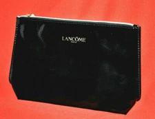 Lancome Makeup Bag Cosmetic Case Travel Toiletry Kit Empty Zipper Gloss Black