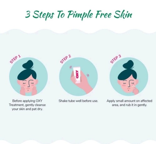 2 x 25gm OXY10 Acne Pimple Cream-FREE AND FAST SHIPPING - Picture 2 of 3