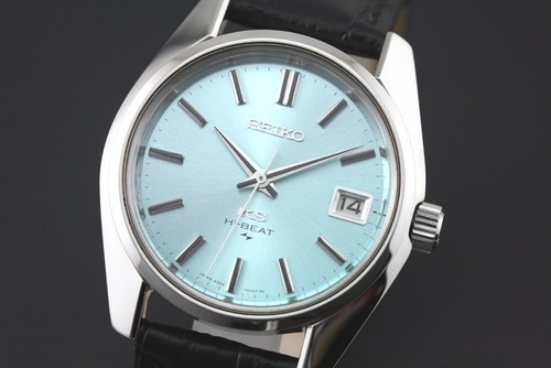 Vintage King Seiko KS 4502-7000 36000 Hi-Beat Manual Winding IceBlue Men`s Watch - Picture 3 of 18