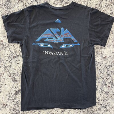 1983 Vintage OriginaI Invasian Asia Men's Sz Small Graphic T-Shirt