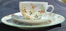 Vintage Hand Painted Trico Nagoya Japan Teacup Saucer Dessertsalad Plate Trio Vintage Hand Painted Trico Nagoya Japan Teacup Saucer Dessertsalad Plate Trio