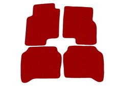 Fußmatten, Automatten für Smart Forfour 2004-2006, Rot x14 Rand