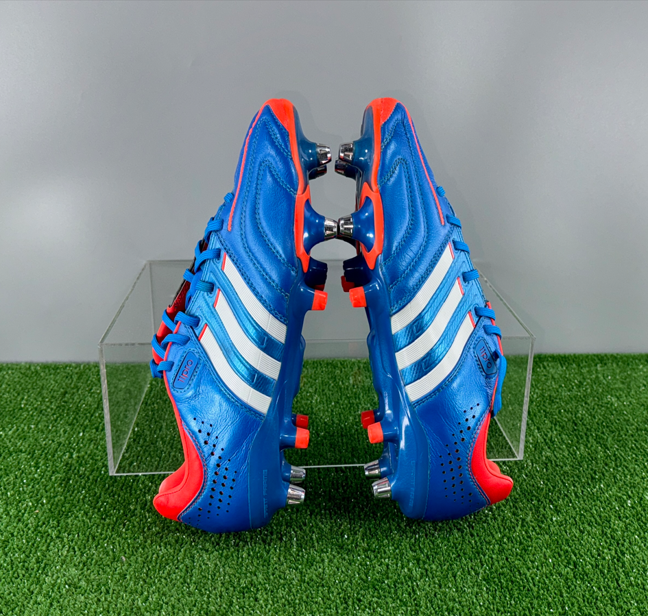 Adidas Adipure 11pro SG Elite US8 UK7.5 Blue boots Cleats mens