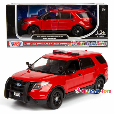 2015 FORD POLICE INTERCEPTOR FIRE DEPARTMENT MARSHAL CHIEF 1/24