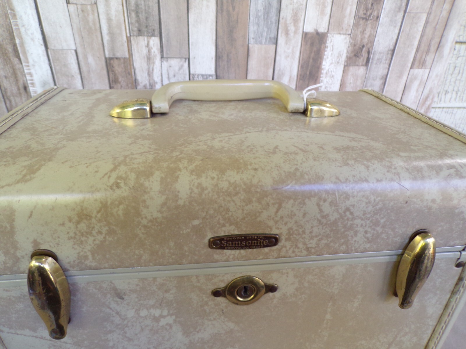 Vintage SAMSONITE Makeup Train Case Luggage 4512 Shwayder Bros Cosmetic