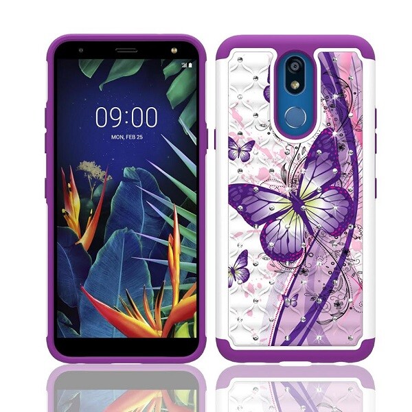 Sparkling Rhinestone Crystal Case for LG K40 K12 Plus X4 2019  