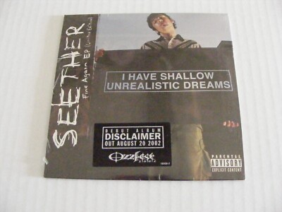 Seether CD ''Fine Again'' (EP Limited Ed)  ''Fine Again'' Needles'' ''Got It Made''