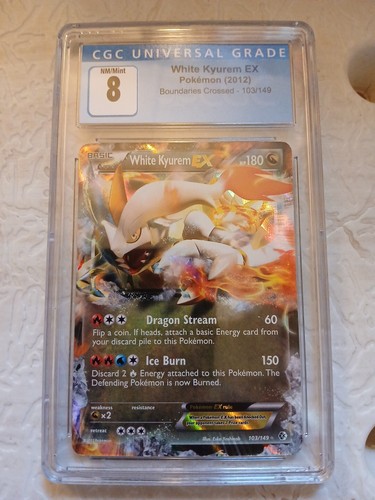 White Kyurem-EX graded CGC 8 for sale on eBay