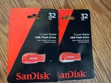 SanDisk Cruzer Blade 32GB USB 2.0 Flash Drive BUYER GET 2/ORDER PICK YOUR COLOR