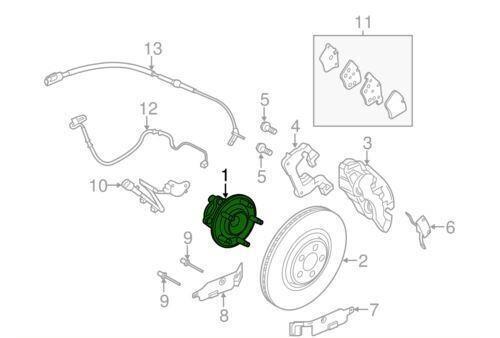 Roulement Roue Avant Assemblage Moyeu Kit Pour Jaguar Type F (X152) 2012 >>> - Photo 4 sur 12