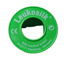 Plastry Leukosilk® 2,5 cm x 5 m 1 x rolka, jedwab jedwab hipoalergiczny 12-26