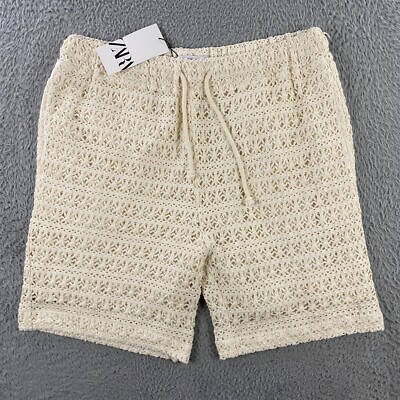 Bermuda Shorts Zara Crochet Shorts Zara Crochet Shorts Mens XL