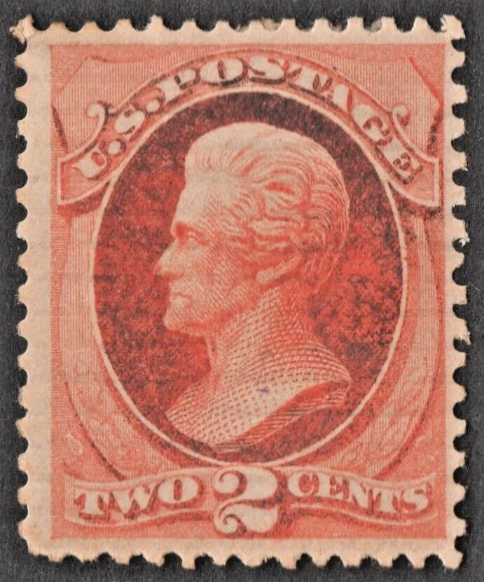 EE. UU. # 178-E1 *COMO NUEVO OG H* { F/VF ENSAYO EXPERIMENTAL "PAPEL COLOCADO" } "ESCASO DE 1876 Foto 3 de 4