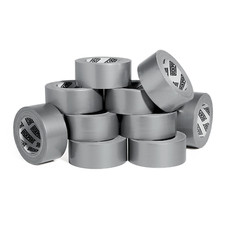 Duct Tape Heavy Duty Waterproof - 10 Roll Pack Silver Duct Tape Bulk - 30 Yards