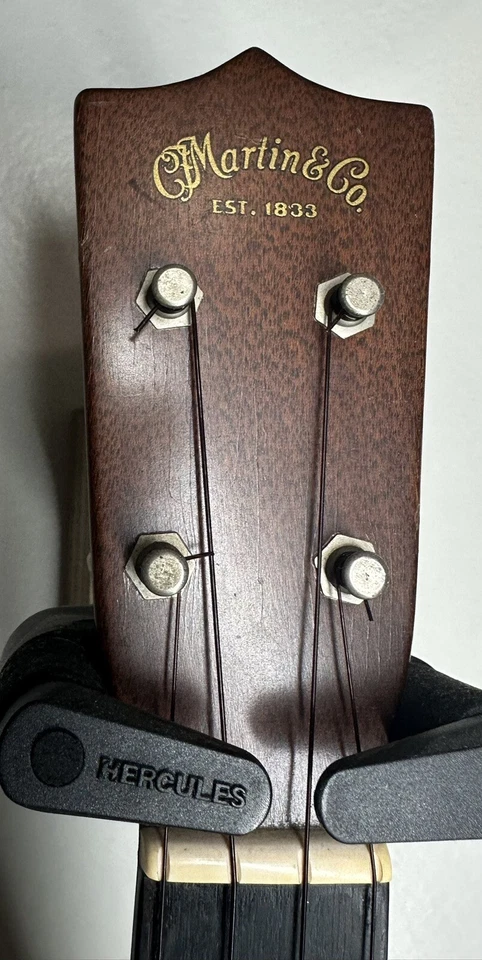 1950s Martin Style 3 “3m” Soprano Ukulele w/ Original Geib Alligator Case - Image 4 of 4