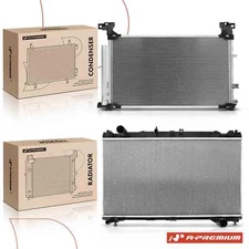 Radiator & AC Condenser Cooling Kit for Lexus IS200t 2016 2017 2.0L 1640036130