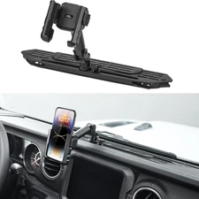 JOYTUTUS Metal Dash Platform Mount Phone 2018-2023 Wrangler JL Gladiator JT 
