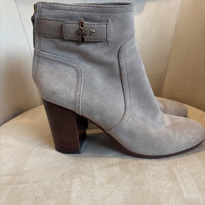 Tory Burch - Kendall High-Heel Tan Booties, Size 8.5