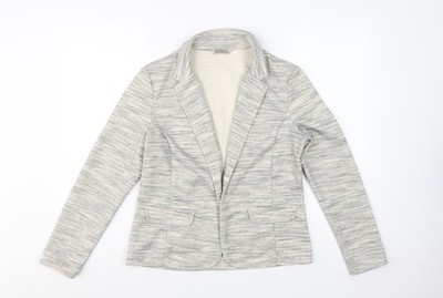 Marks and Spencer Blazer Sakko Damen Grau UK 12 Regular Fit