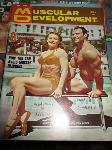 Muscular Development 10 Magazine Lot 1965-1969 Al Keene, Vic Downs, Whitaker + - Picture 12 of 23