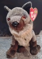 Vtg Ty Howl the Wolf Beanie Babies  2000 With Tag