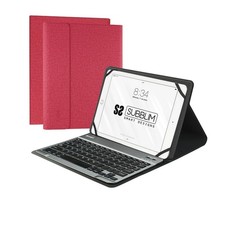 Custodia per Tablet e Tastiera Subblim SUB-KT2-BT0003 Rosso Qwerty in Spagnol