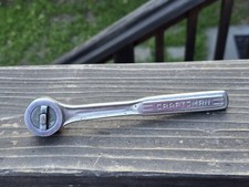Vtg Craftsman -v- Series 38 Drive Thumb Wheel Ratchet Usa Quick Release
