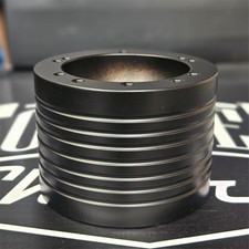 2.5 Black Extension Spacer Kit For 3-hole Adapter To 5 6 Hole Steering Wheel