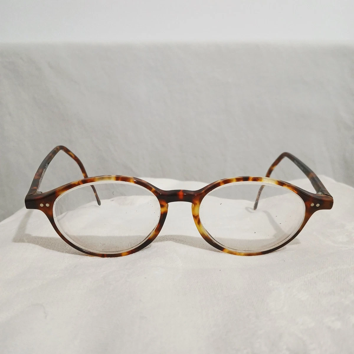 Vintage Marithe Francois Girbaud‎ Oval 1980\'s Eyeglasses France FRAMES ONLY 1980s Marithe Francois Girbaud x Lunettes IDC Silver Steam  main image 3