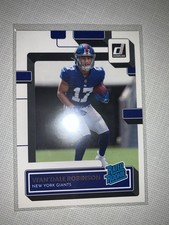 2022 Panini Donruss Rated Rookie Wandale Robinson #320 RC New York Giants