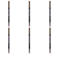 6 X 1 Stk. Maybelline New York Augenbrauenstift Ultra Slim Dunkelbraun - 05