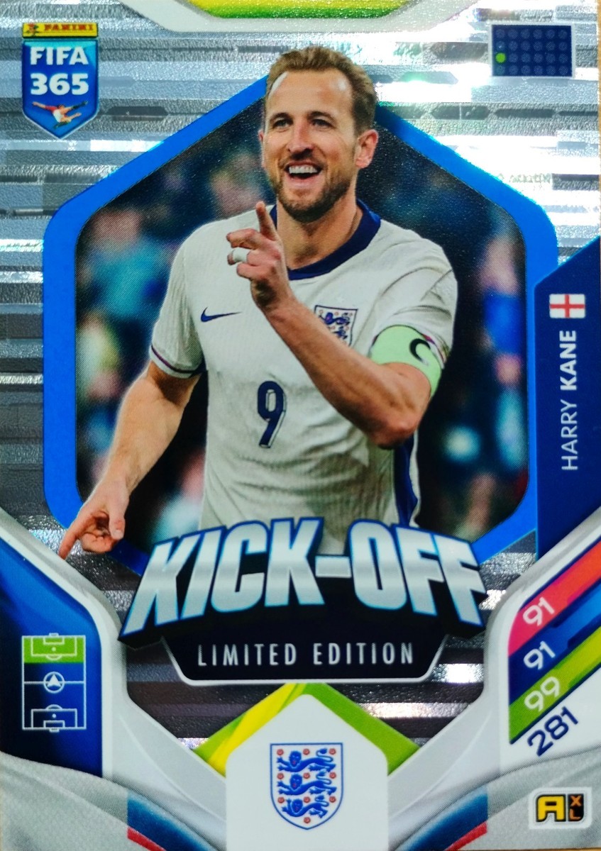 Panini Adrenalyn XL FIFA 365 2026 KICK-OFF LIMITED blue HARRY KANE