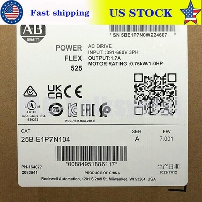25B-E1P7N104 Allen-Bradley 25BE1P7N104 Fast Shipping US BRAND NEW. US Free Tax