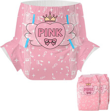 CutiePlusU Disposable Adult Diapers Sample 2 Pieces Protective Underwear, Medium