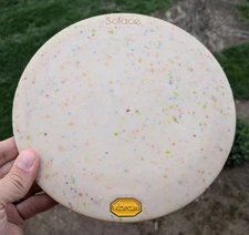 GLOW Solace Vibram Disc Golf 173g XLG Rubber OOP O Lace Used