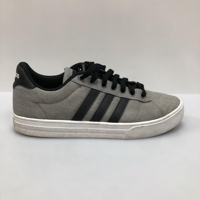 Adidas Daily 2.0 Shoes Men Size 8 Gray Canvas Casual Sneakers F36629 Logo Modern