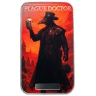 Halloween Horrors Color Silver Bar - Plague Doctor - 1 oz .999 Silver Bar