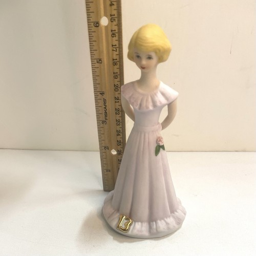 Vintage 1981 Enesco Growing Up Birthday Girls Age 13 Blonde - Picture 4 of 6