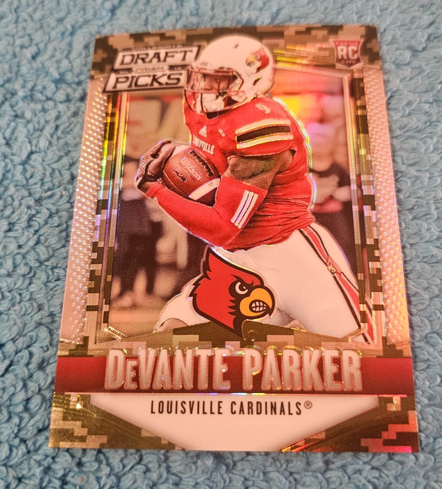 2015 Panini Prizm Draft Picks DeVante Parker Louisville Camo Rookie 11/199 #114